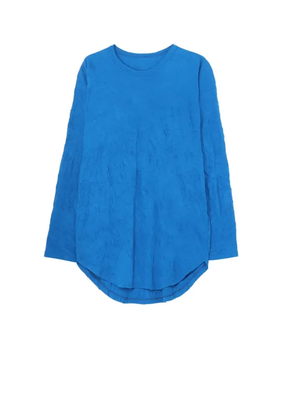 CATCH WASHER HEM ROUND JUMBO LONG SLEEVES T-SHIRT sold by Yohji Yamamoto