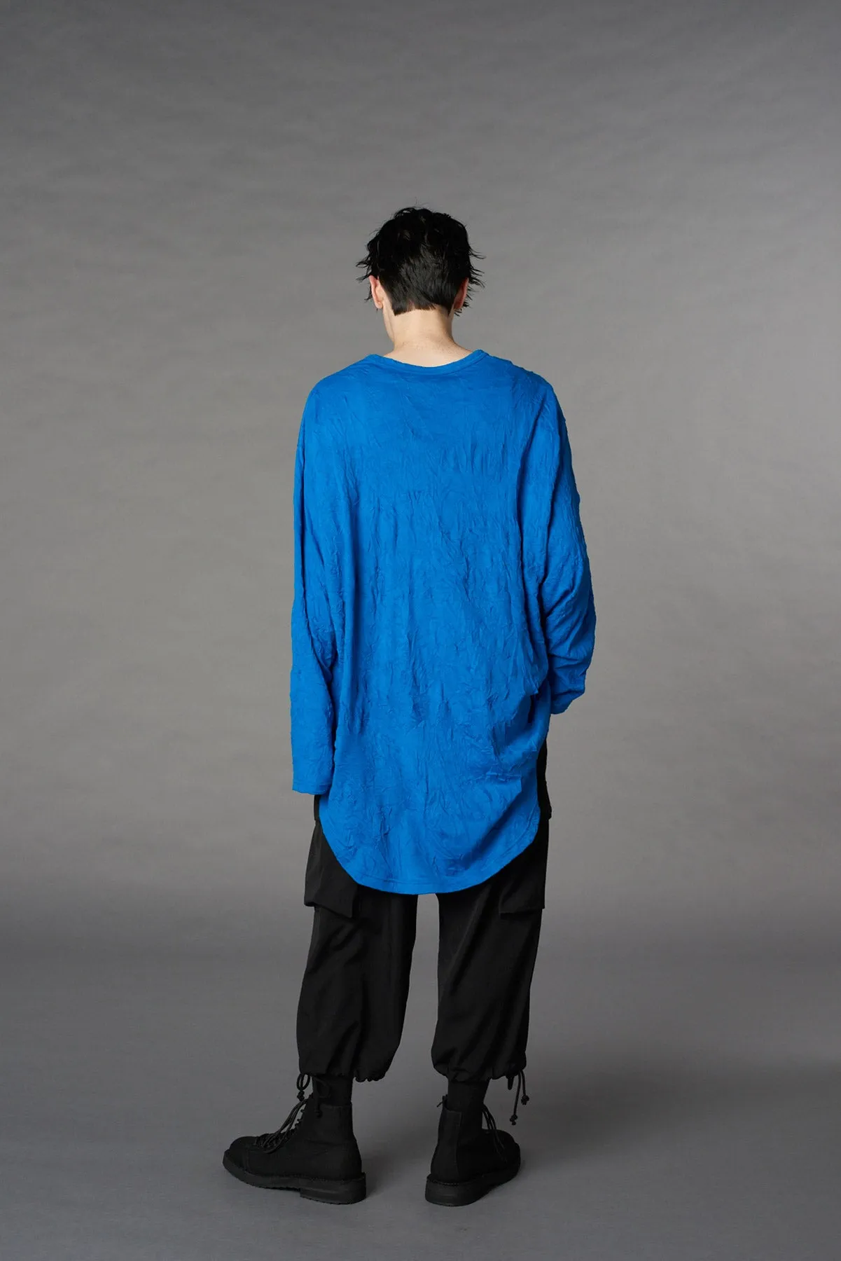 CATCH WASHER HEM ROUND JUMBO LONG SLEEVES T-SHIRT sold by Yohji Yamamoto product image thumbnail 4