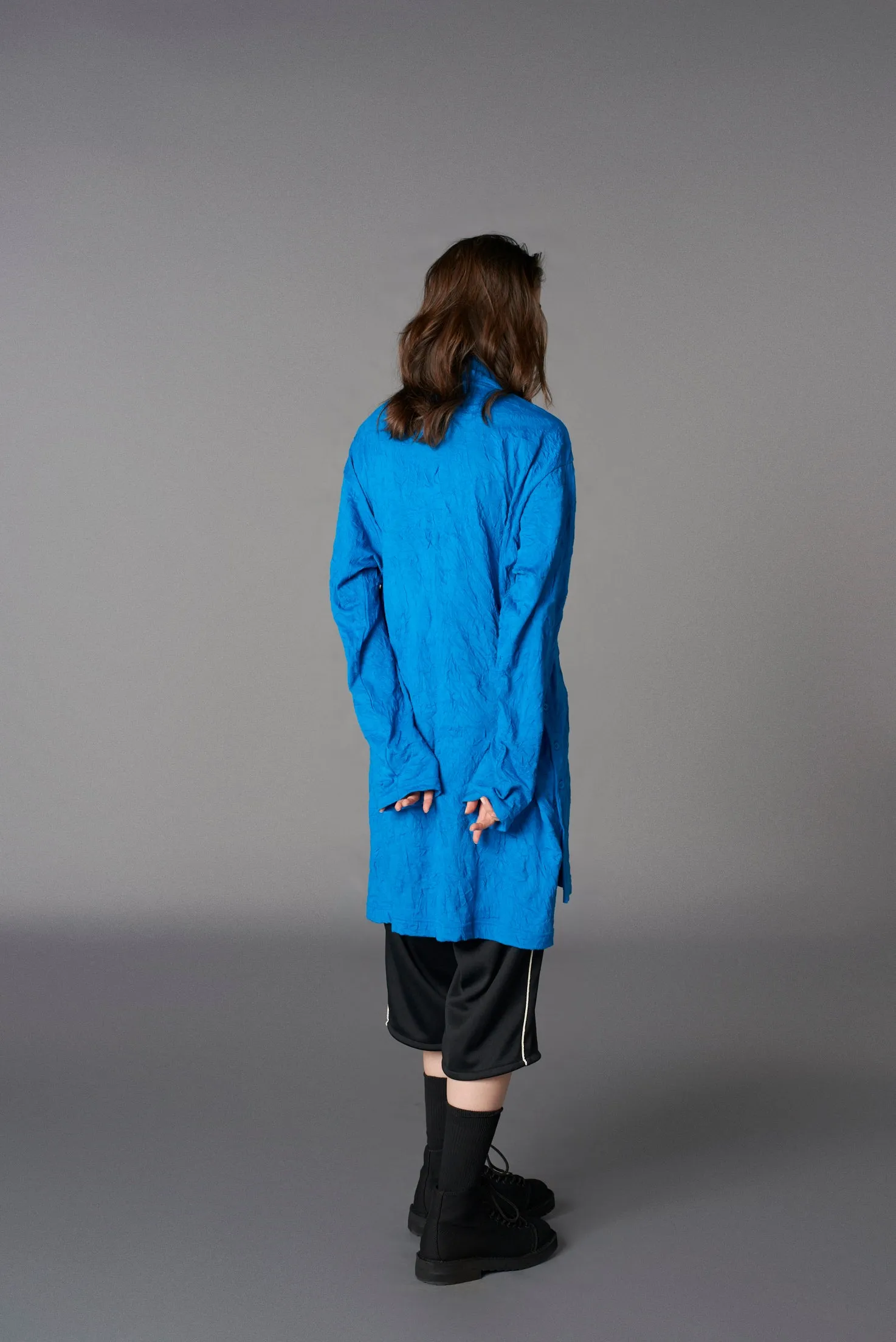 CATCH WASHER RIGHT BUTTON-OPENING BIG TURTLENECK sold by Yohji Yamamoto product image thumbnail 4