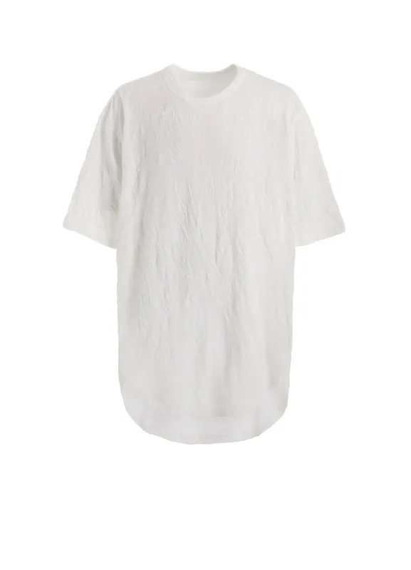 CATCH WASHER HEM ROUND JUMBO SHORT SLEEVES T-SHIRT sold by Yohji Yamamoto