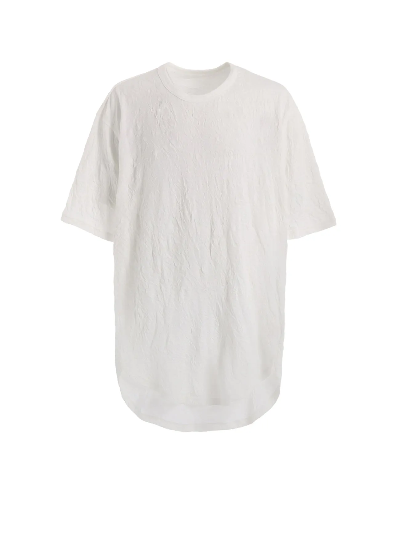 CATCH WASHER HEM ROUND JUMBO SHORT SLEEVES T-SHIRT sold by Yohji Yamamoto