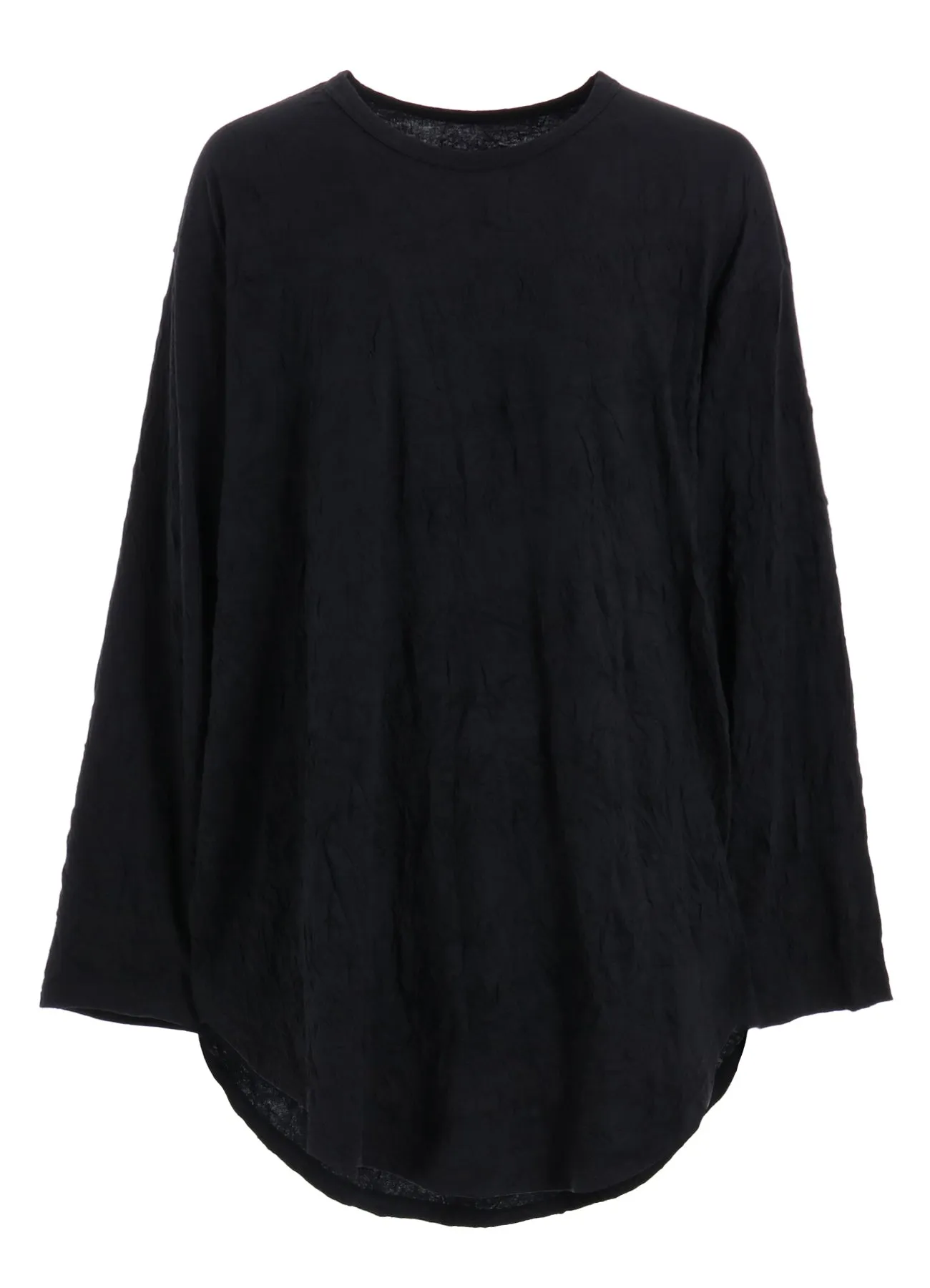 CATCH WASHER HEM ROUND JUMBO LONG SLEEVES T-SHIRT sold by Yohji Yamamoto product image thumbnail 5