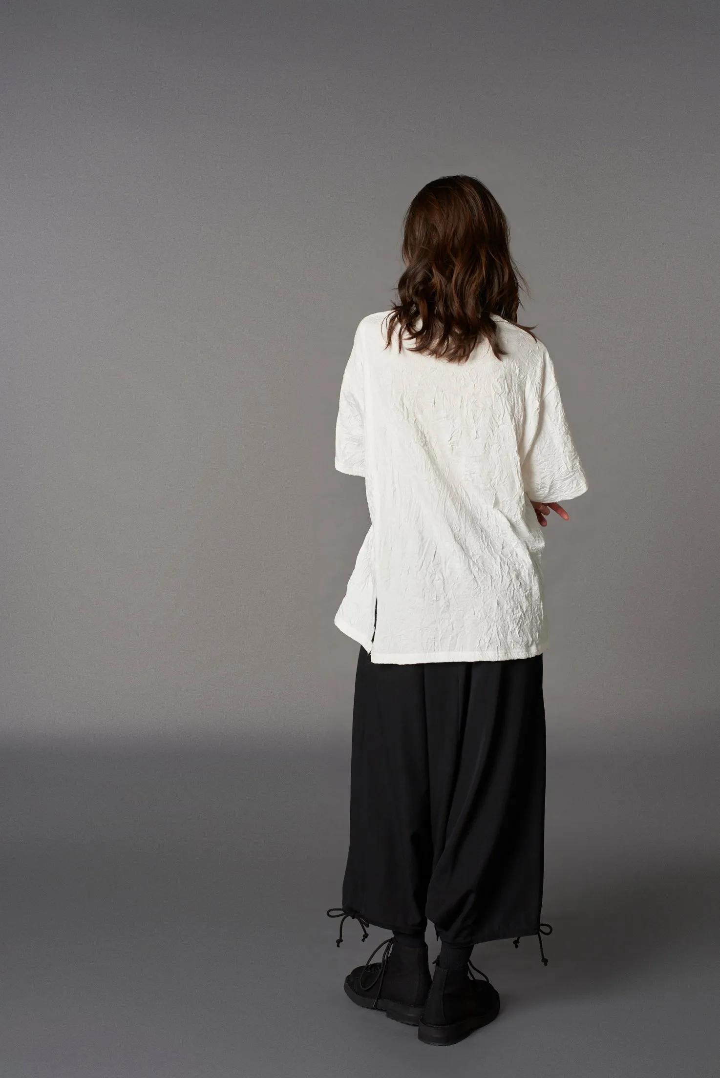 CATCH WASHER MIX TIERED T-SHIRT sold by Yohji Yamamoto product image thumbnail 4