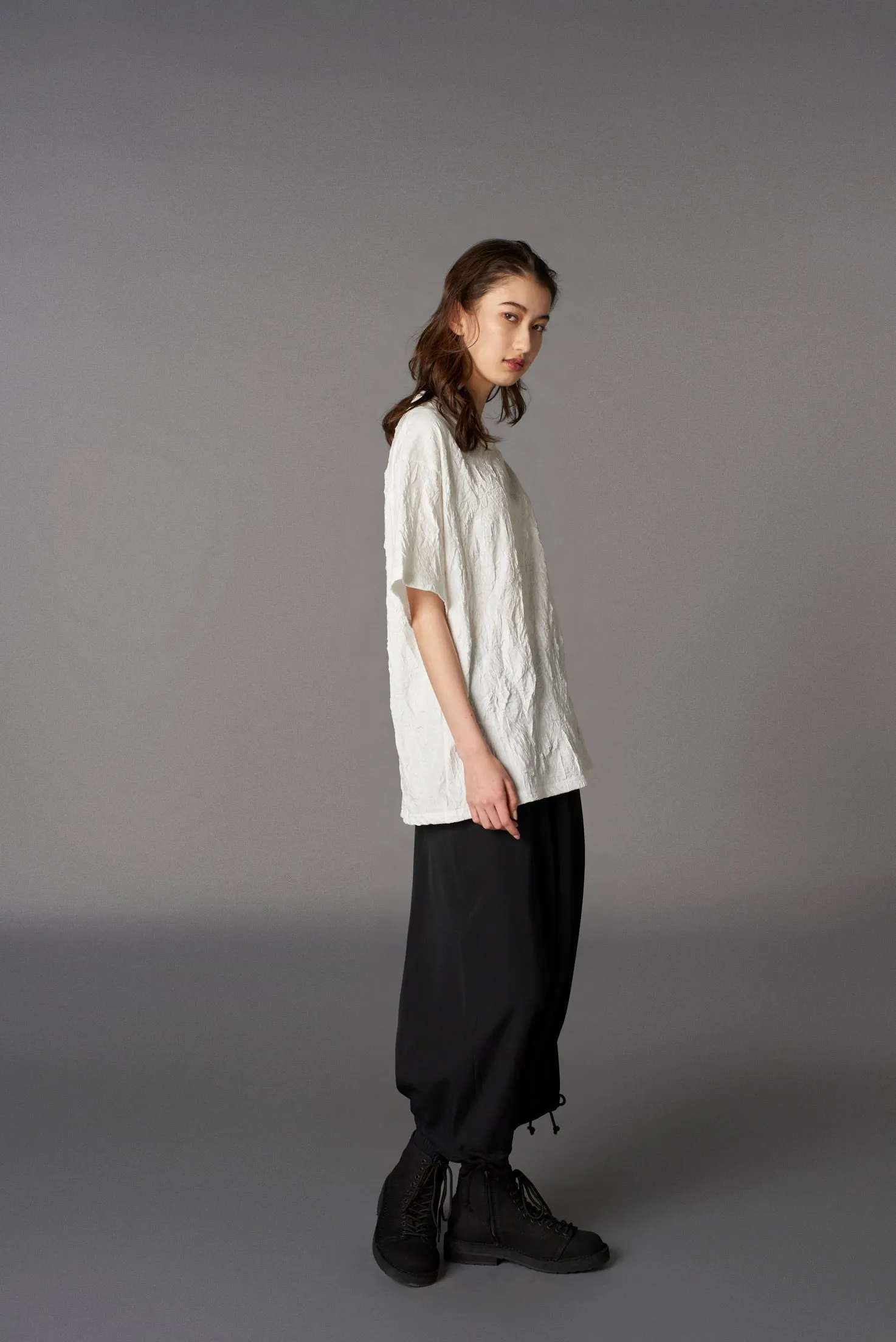 CATCH WASHER MIX TIERED T-SHIRT sold by Yohji Yamamoto product image thumbnail 3