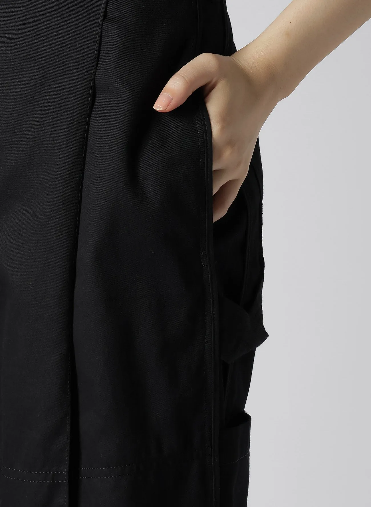 COTTON KATSURAGI SIDE STRIPE PAINTER PANTS sold by Yohji Yamamoto product image thumbnail 5