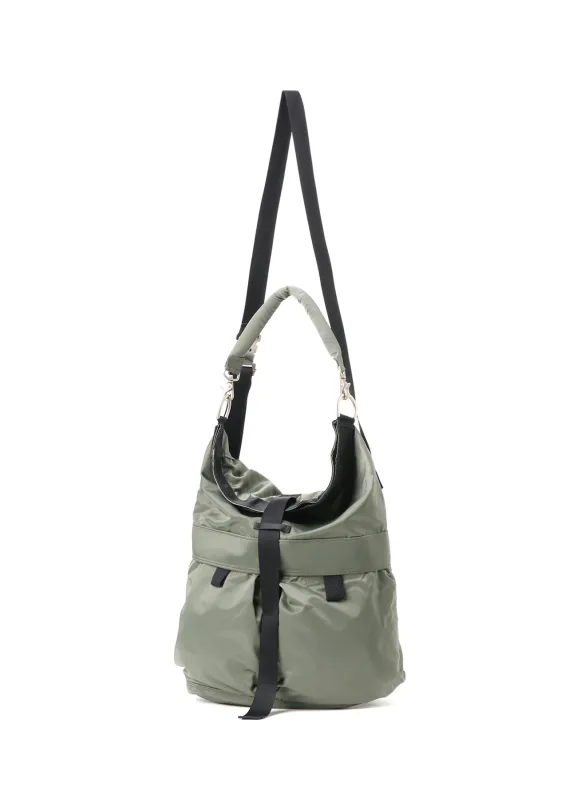 NYLON TWILL 2WAY HELMET SHOULDER BAG sold by Yohji Yamamoto