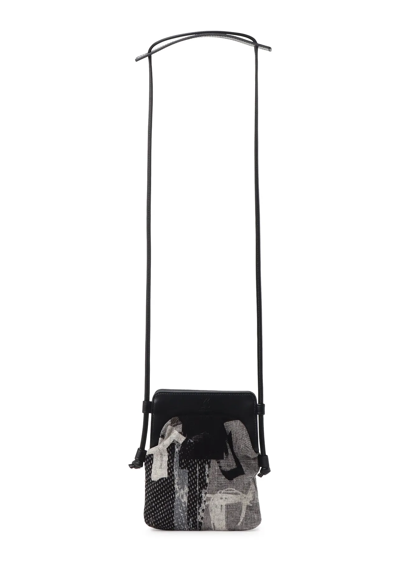 Y'S COLLAGE PRINT METAL CLASP BAG S sold by Yohji Yamamoto product image thumbnail 2