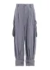 COTTON LAWN GARMENT DYE KHEM CUFFS CARGO PANTS sold by Yohji Yamamoto