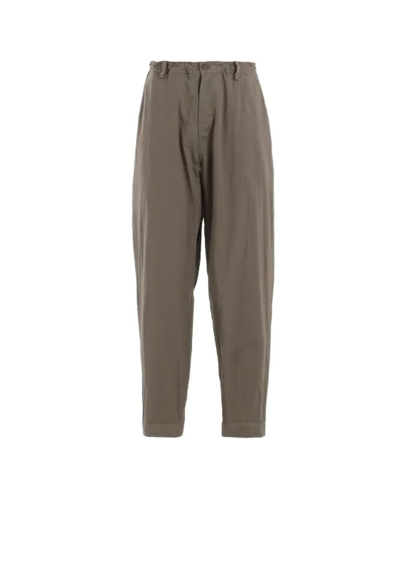 COTTON LAWN GARMENT DYE SLIM PANTS sold by Yohji Yamamoto