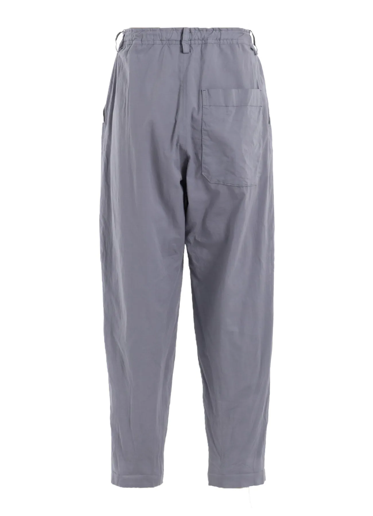 COTTON LAWN GARMENT DYE SLIM PANTS sold by Yohji Yamamoto product image thumbnail 5