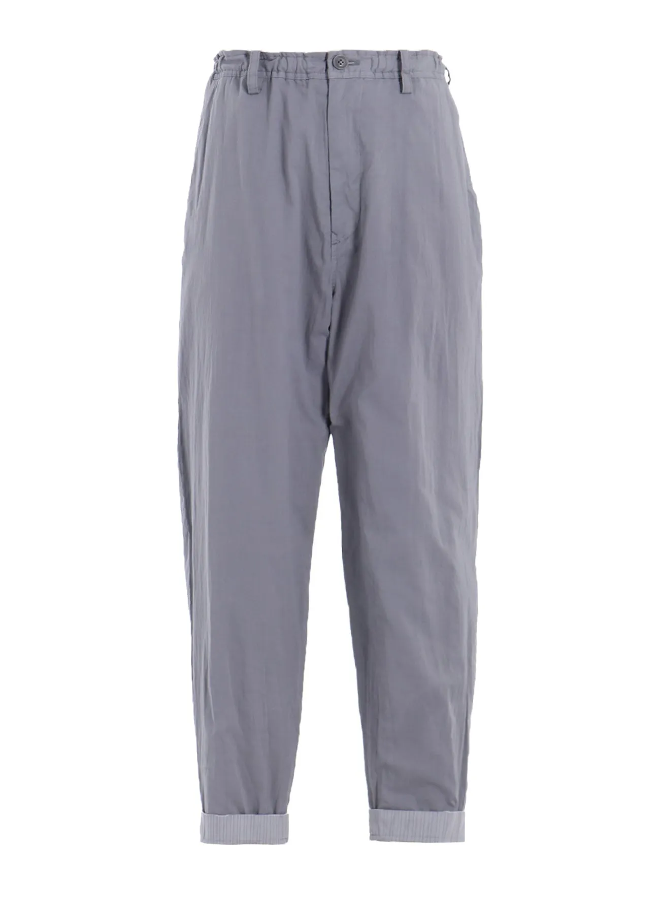 COTTON LAWN GARMENT DYE SLIM PANTS sold by Yohji Yamamoto product image thumbnail 3