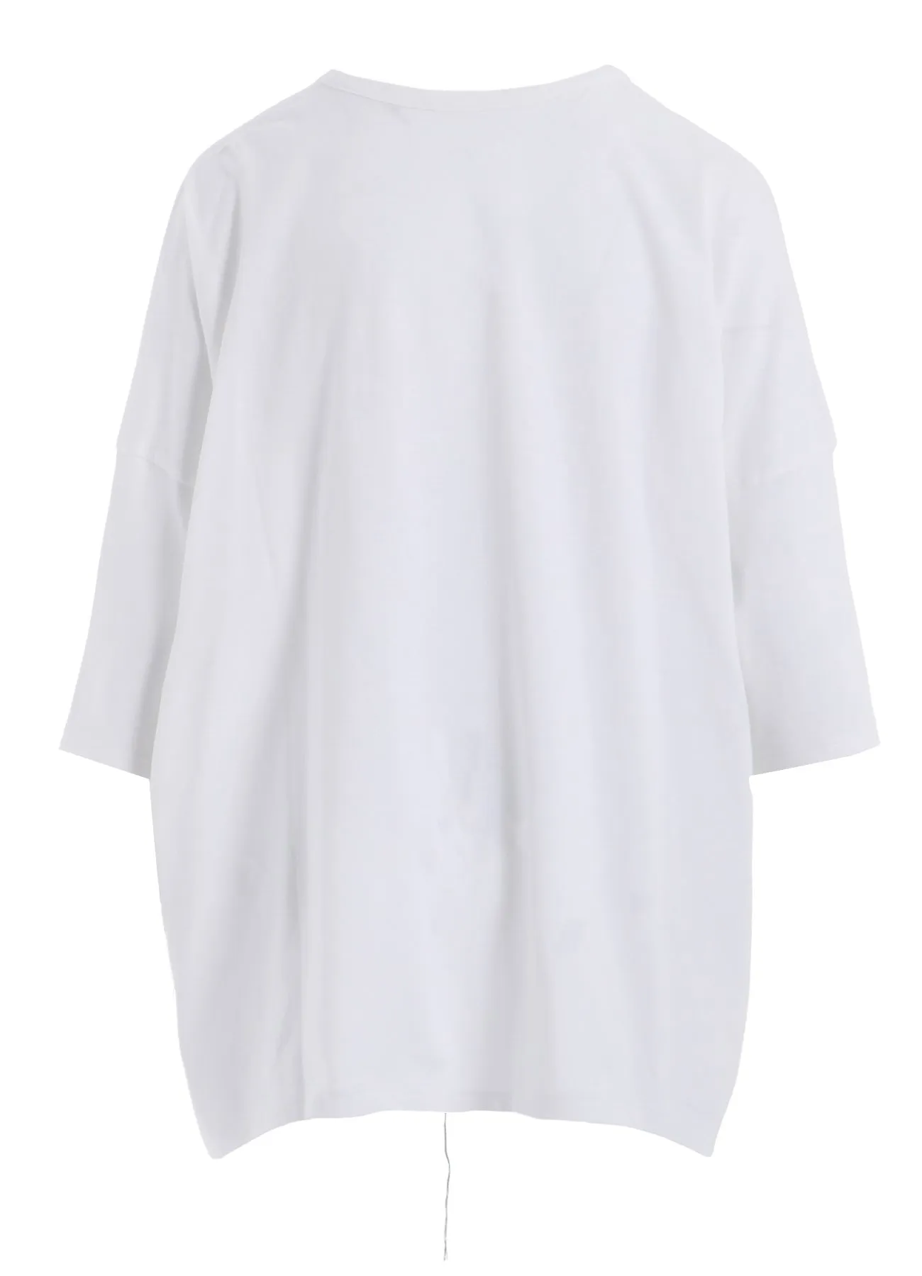 COTTON JERSEY Y'S LOGO STITCH ROUND NECK BIG T sold by Yohji Yamamoto product image thumbnail 3