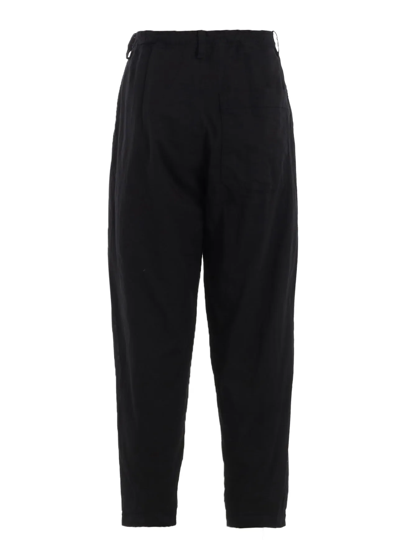 COTTON LAWN GARMENT DYE SLIM PANTS sold by Yohji Yamamoto product image thumbnail 5