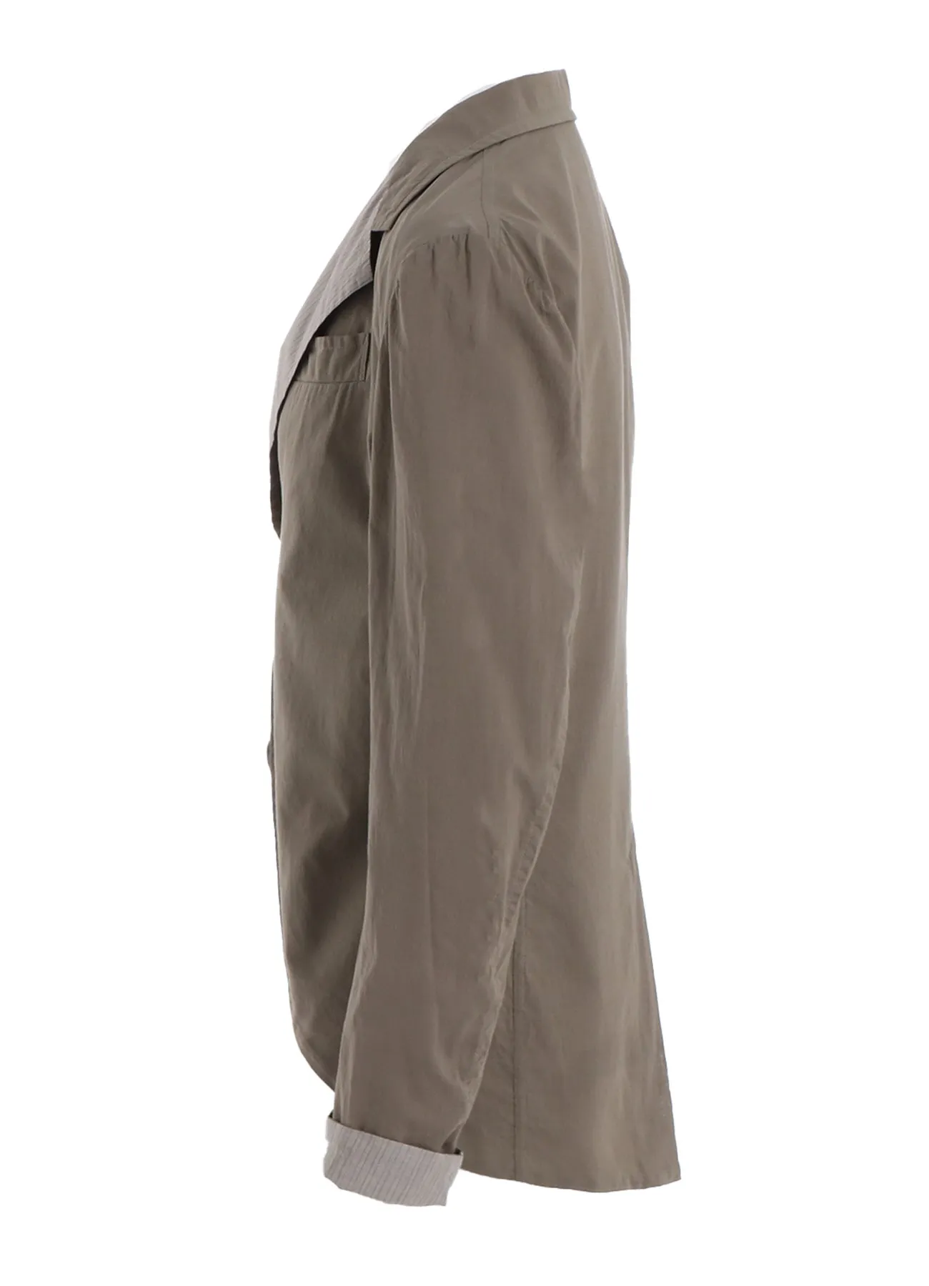 COTTON LAWN GARMENT DYE SWLLOWTAIL JACKET sold by Yohji Yamamoto product image thumbnail 3