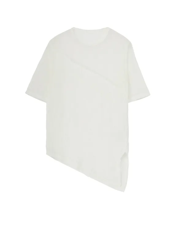 VERTICAL WRINKLE DIAGONAL PANEL T sold by Yohji Yamamoto