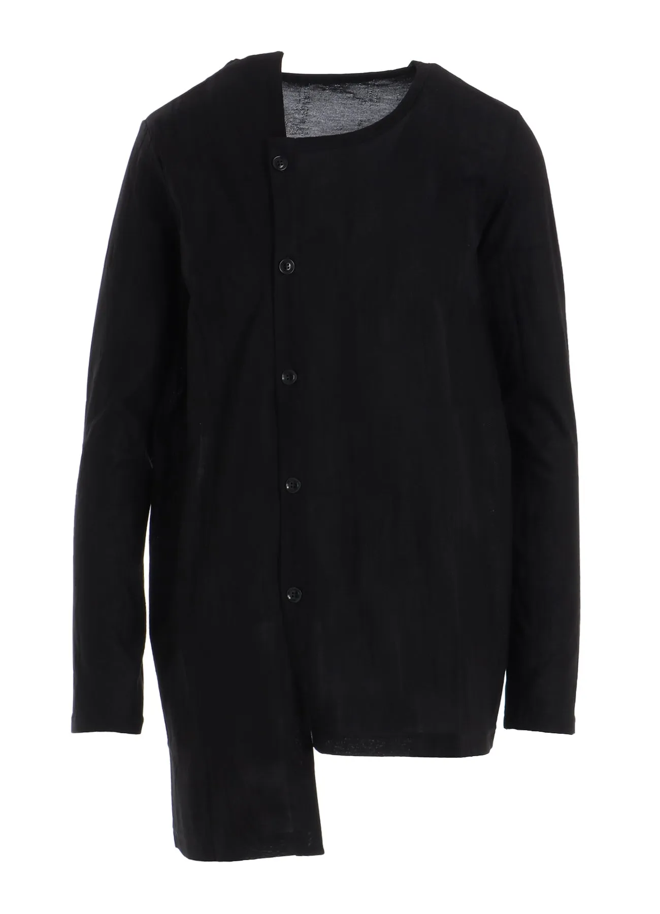 BRUSH MARK LINKS UNEVEN CARDIGAN sold by Yohji Yamamoto product image thumbnail 2