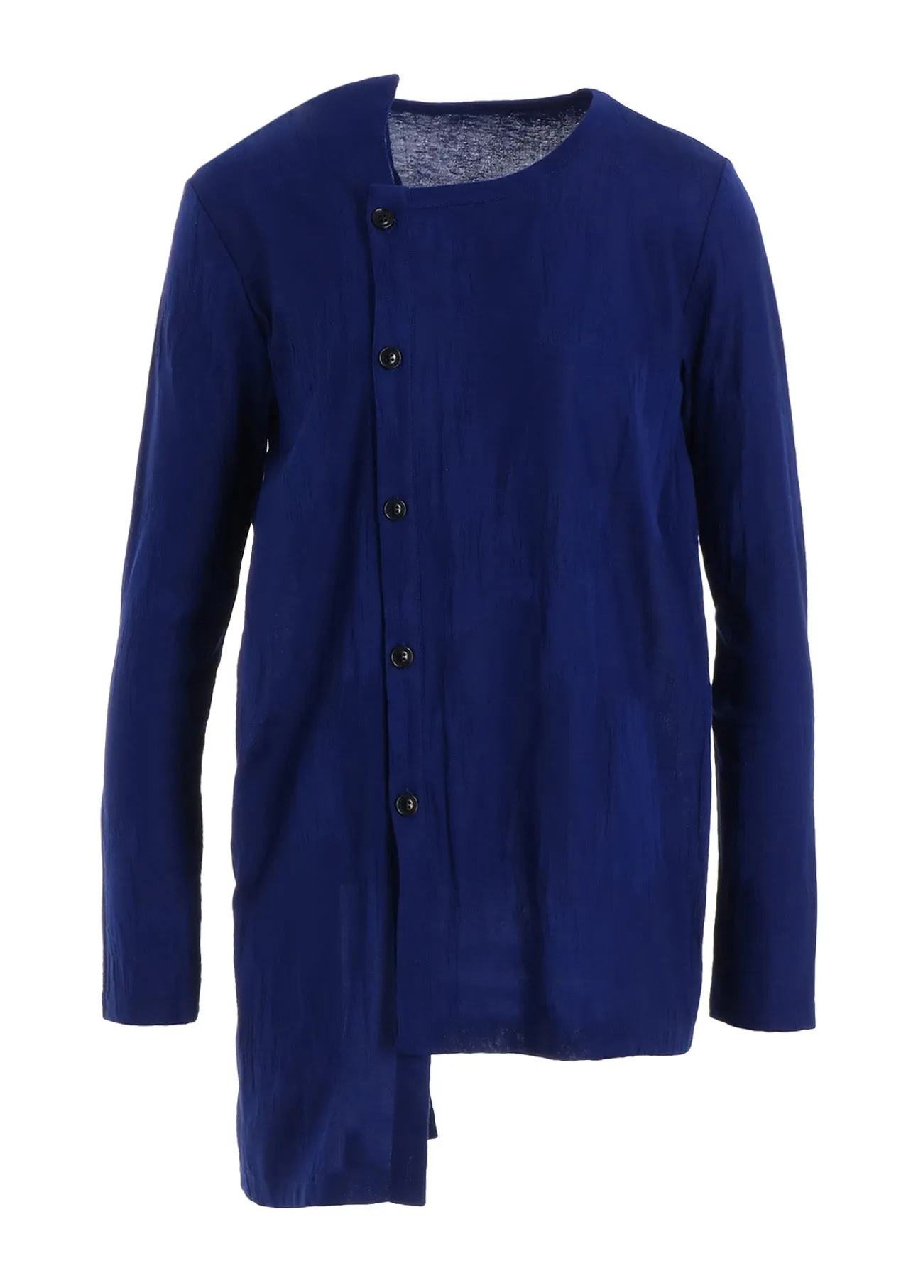 BRUSH MARK LINKS UNEVEN CARDIGAN sold by Yohji Yamamoto product image thumbnail 2