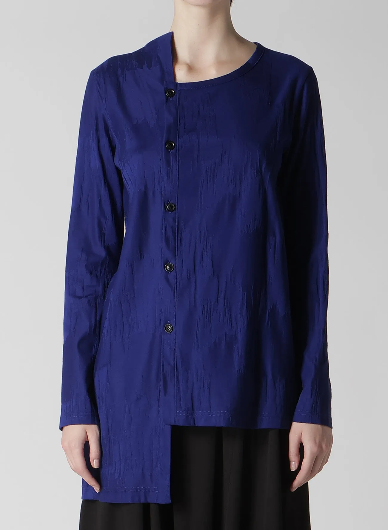 BRUSH MARK LINKS UNEVEN CARDIGAN sold by Yohji Yamamoto product image thumbnail 4