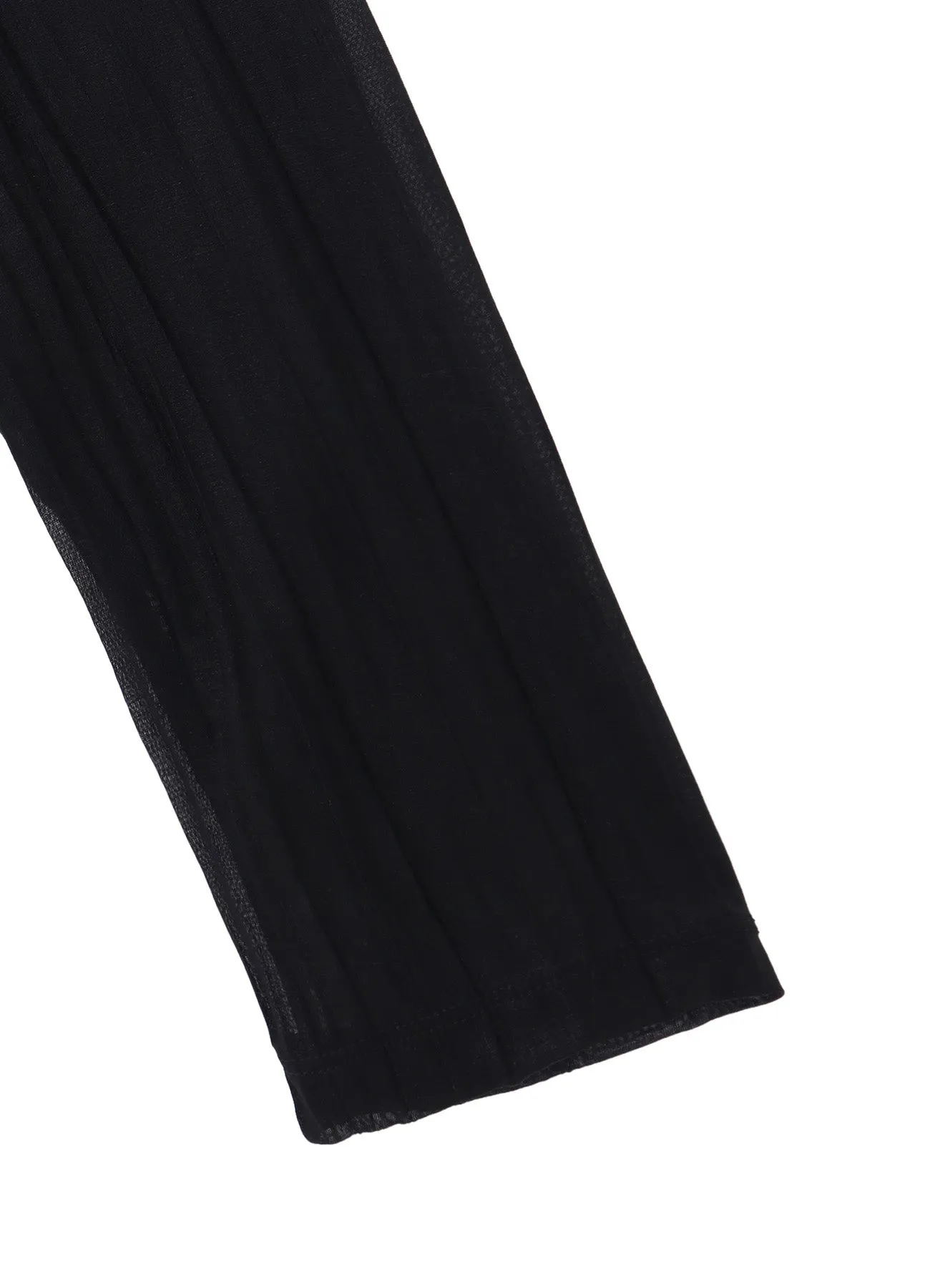 VERTICAL WRINKLE HIGH NECK LONG SLEEVE T sold by Yohji Yamamoto product image thumbnail 5