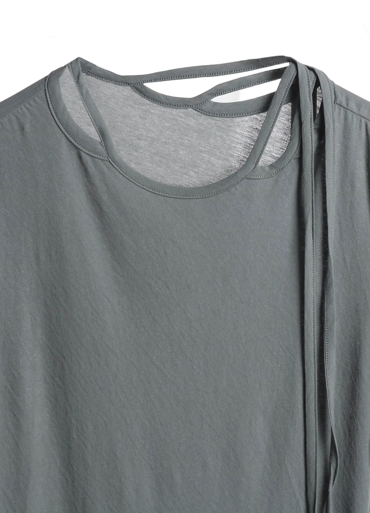 HIGH TWISTED SINGLE JERSEY R-BINDER SHORT SLV T sold by Yohji Yamamoto product image thumbnail 5