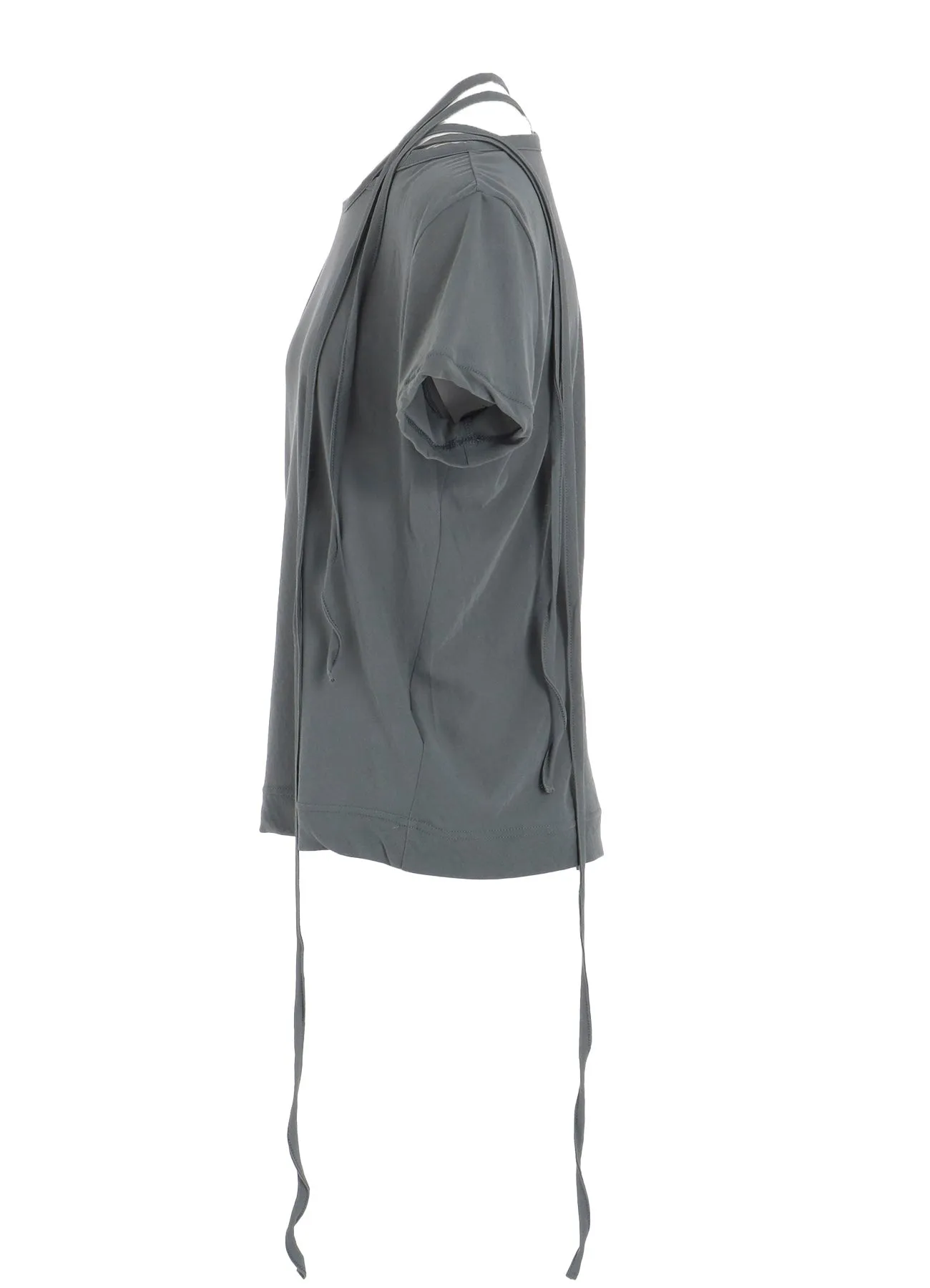 HIGH TWISTED SINGLE JERSEY R-BINDER SHORT SLV T sold by Yohji Yamamoto product image thumbnail 3