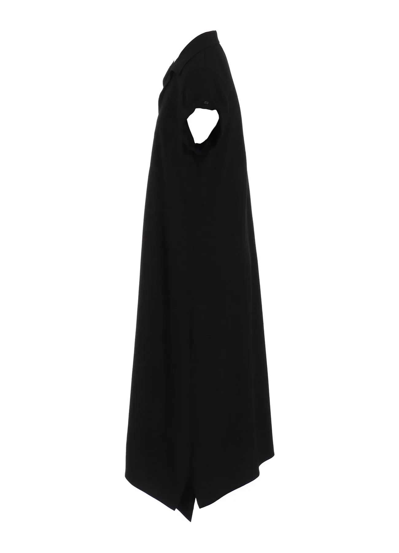 Ry SEETING CLOTH R DRAPED SHIRT DRESS sold by Yohji Yamamoto product image thumbnail 3