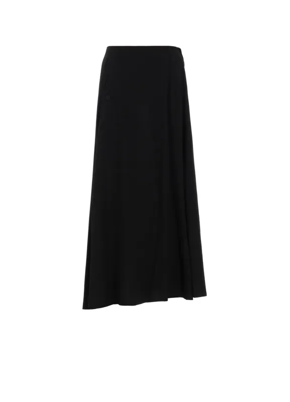 Ry WRINKLED LAWN R POCKET SKIRT sold by Yohji Yamamoto