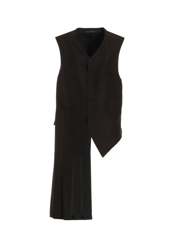 16MOMME HABUTAE S PLUMP PLEATED VEST sold by Yohji Yamamoto