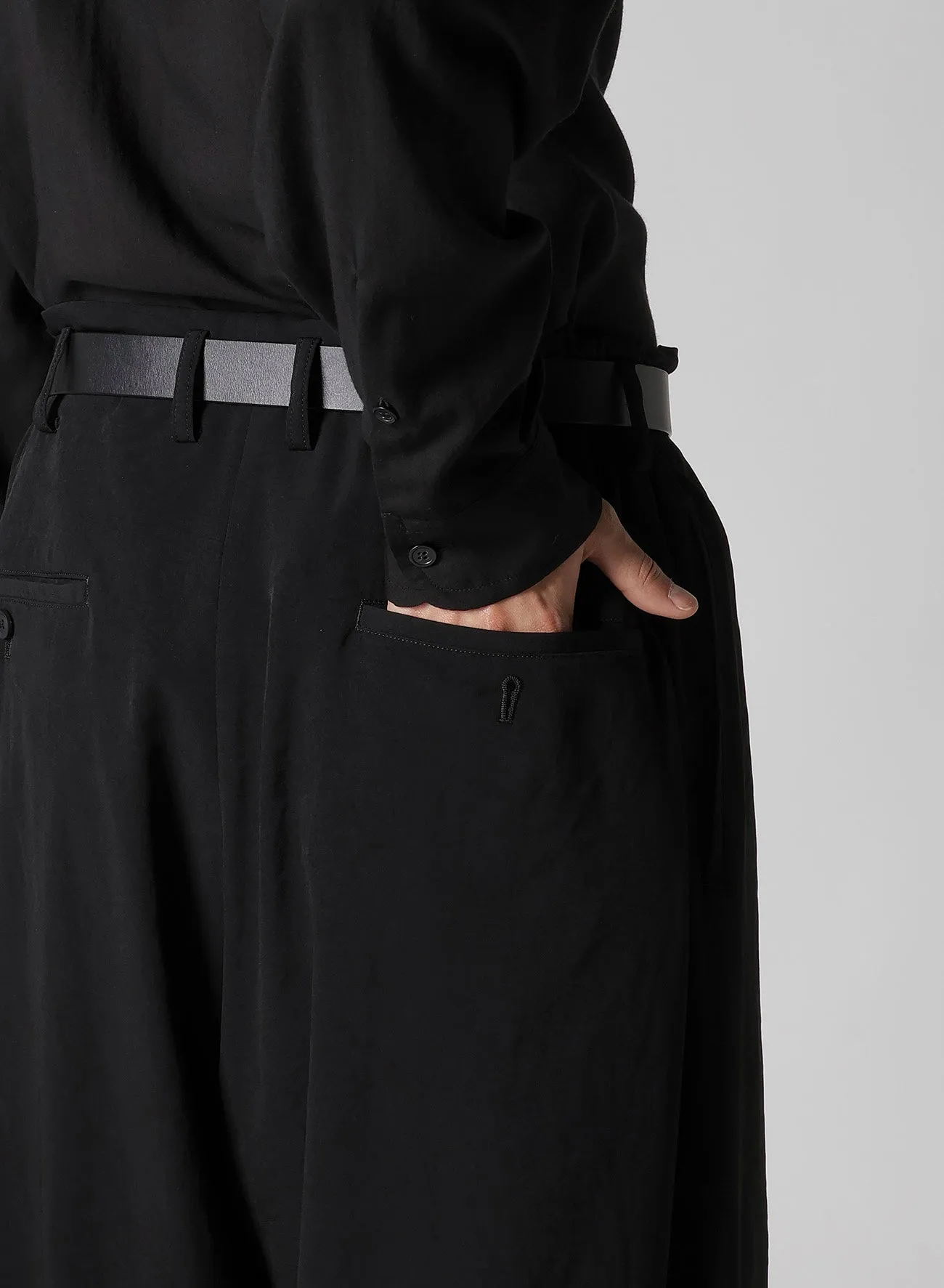 TA TUXEDO CUT-OUT DETAIL PANTS sold by Yohji Yamamoto product image thumbnail 4