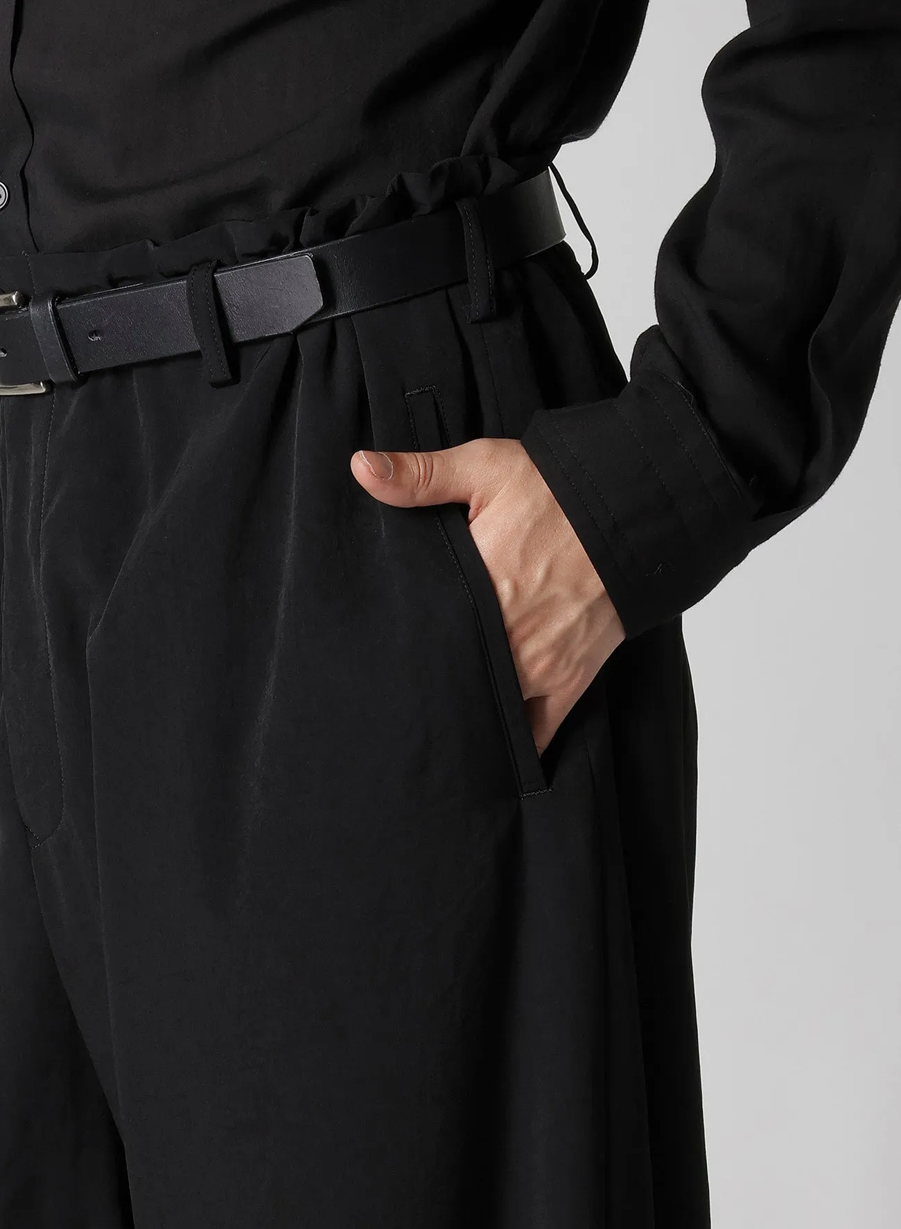 TA TUXEDO CUT-OUT DETAIL PANTS sold by Yohji Yamamoto product image thumbnail 3