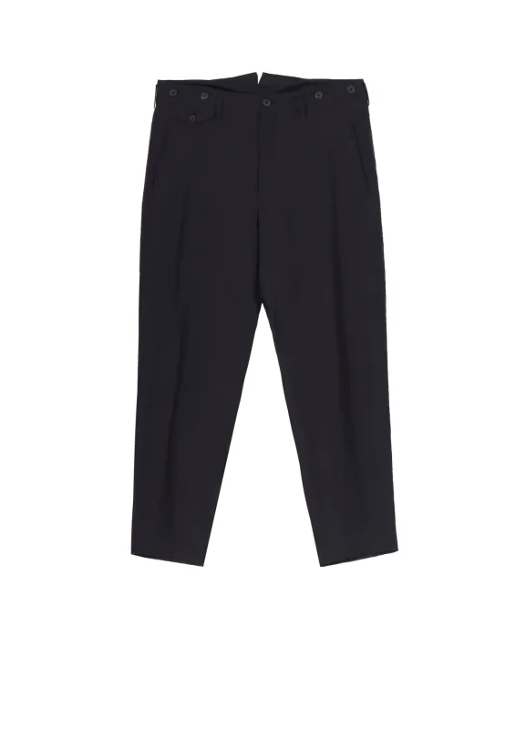 Ry/Ny/Cu LAWN SUSPENDER SLIM PANTS sold by Yohji Yamamoto