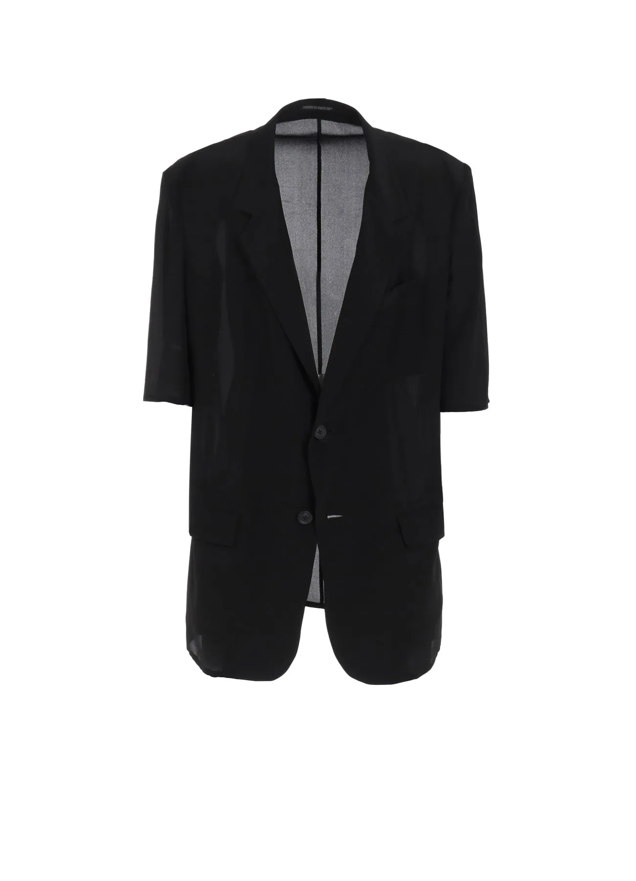 12M SILK DECINE CROPPED SLEEVE JACKET sold by Yohji Yamamoto