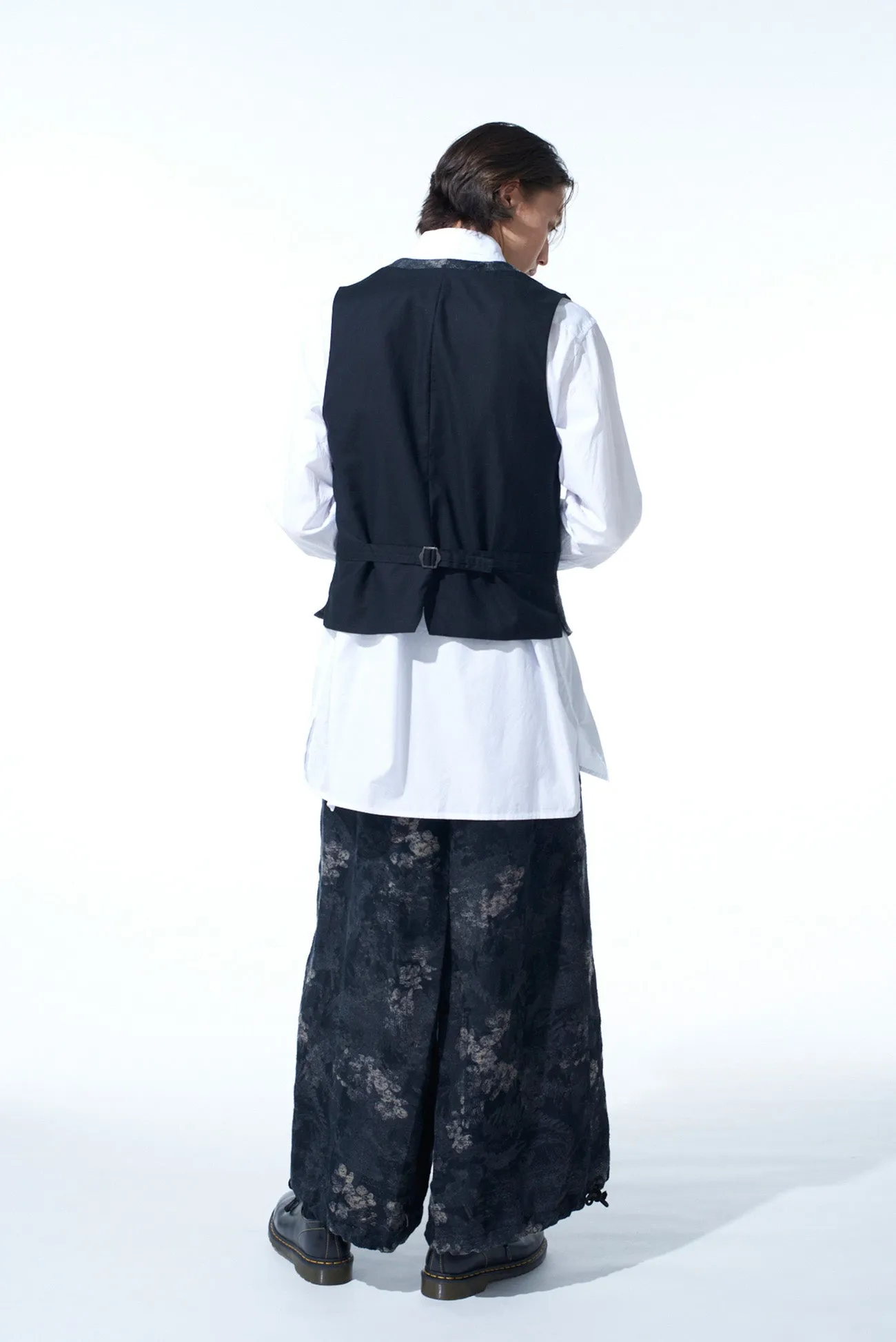 FADED FLORAL JACQUARD VEST sold by Yohji Yamamoto product image thumbnail 4