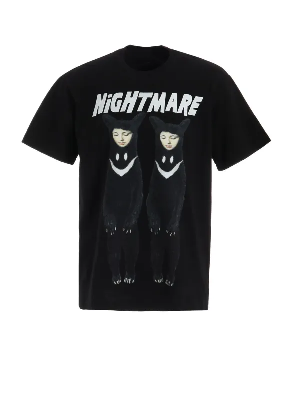 S'YTE x KOICHI IYODA ARTWORK PRINTED T-SHIRT -Nightbear- sold by Yohji Yamamoto