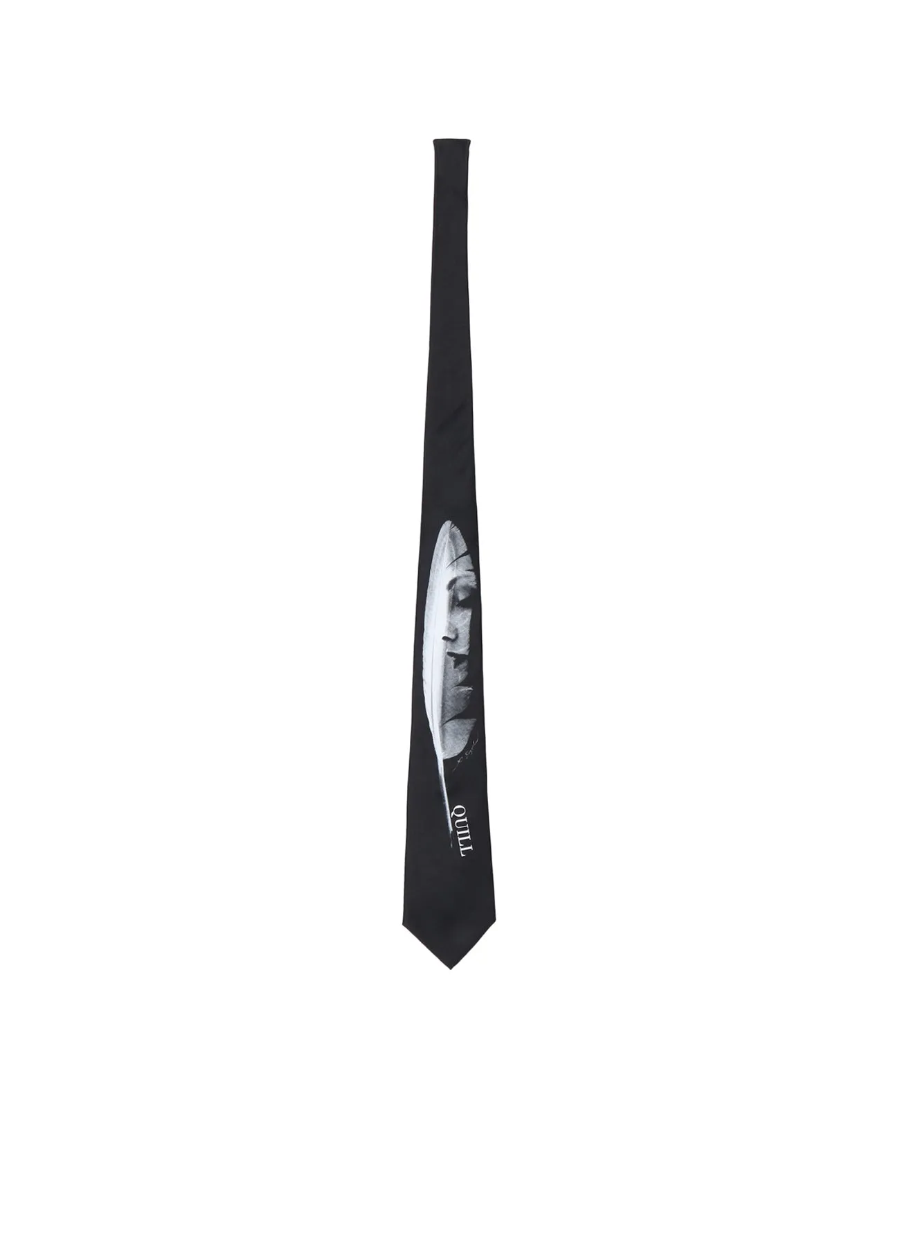 S'YTE x KOICHI IYODA ARTWORK PRINTED SILK TIE -Quill- sold by Yohji Yamamoto