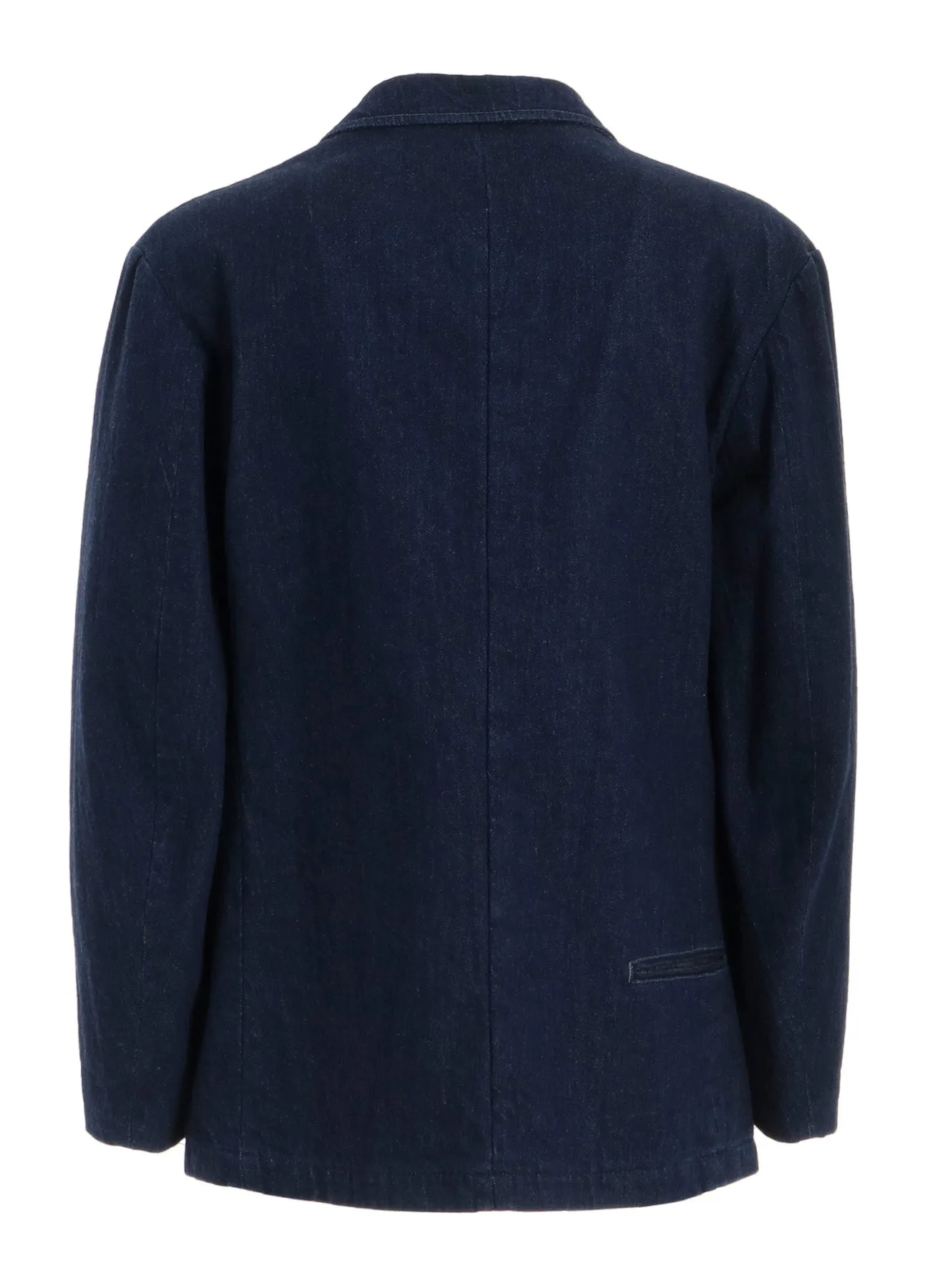 2-BUTTON DENIM JACKET WITH DECORATIVE STITCH sold by Yohji Yamamoto product image thumbnail 4