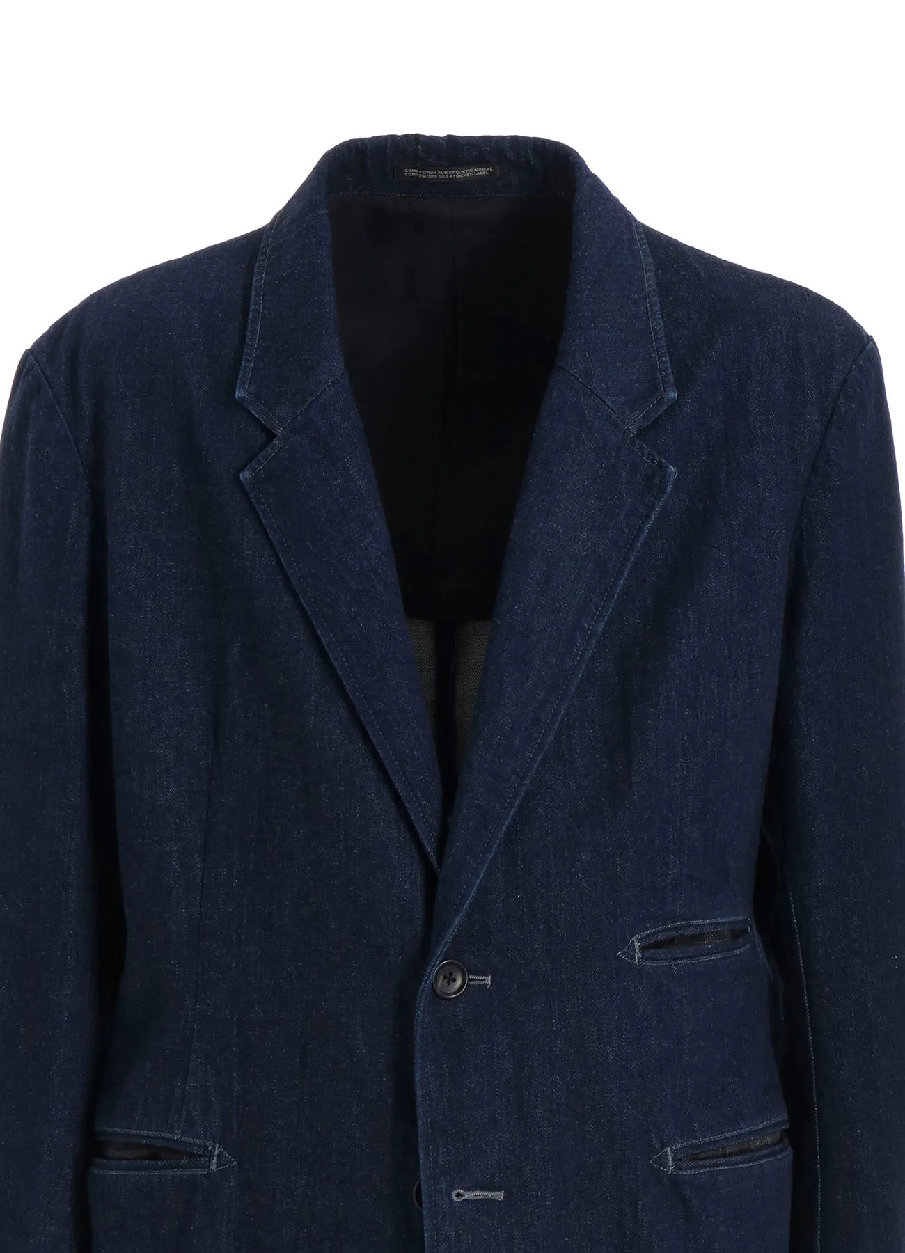 2-BUTTON DENIM JACKET WITH DECORATIVE STITCH sold by Yohji Yamamoto product image thumbnail 5