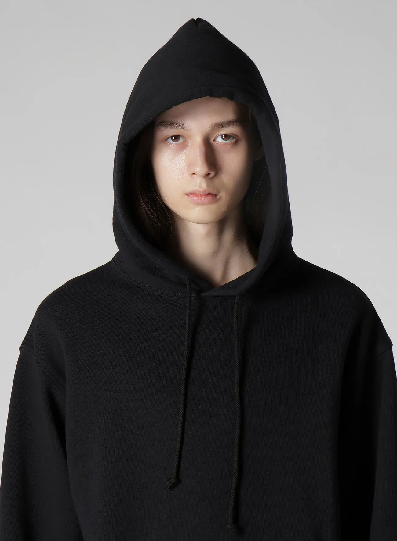 30/10 FLEECE POCKET SIGNATURE PRINT HOODIE sold by Yohji Yamamoto product image thumbnail 4