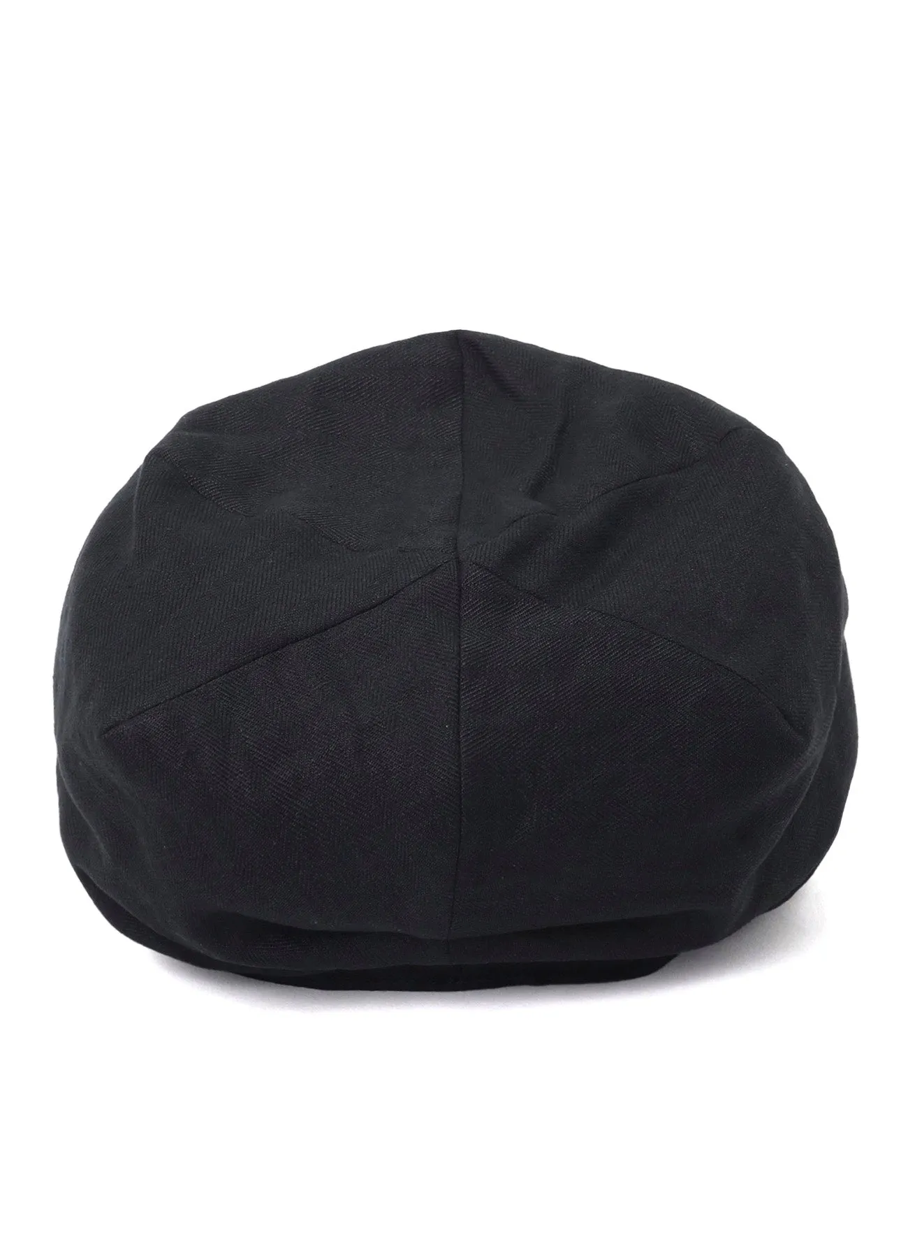 LINEN HERRINGBONE DRAPE CAP sold by Yohji Yamamoto product image thumbnail 4
