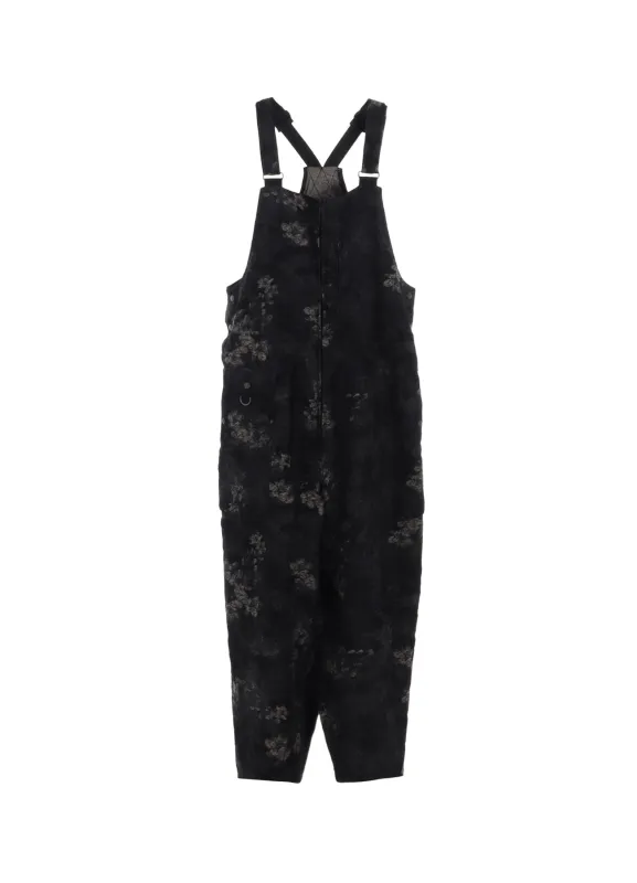 FADED FLORAL JACQUARD OVERALL sold by Yohji Yamamoto