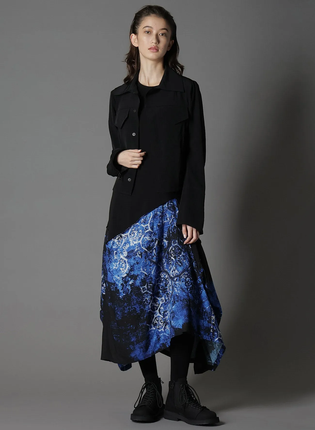 CREPE DE CHINE SHORT JACKETS sold by Yohji Yamamoto product image thumbnail 2