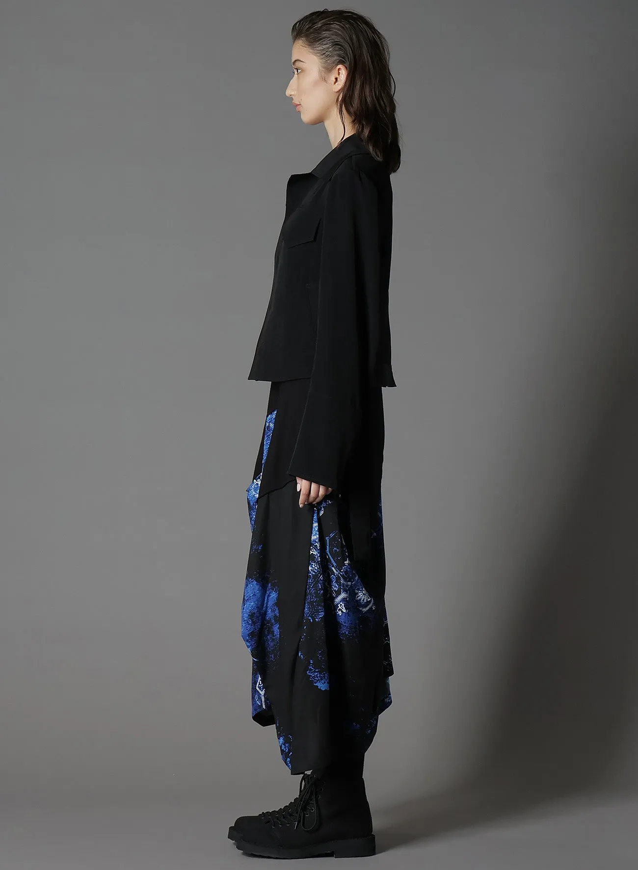CREPE DE CHINE SHORT JACKETS sold by Yohji Yamamoto product image thumbnail 4