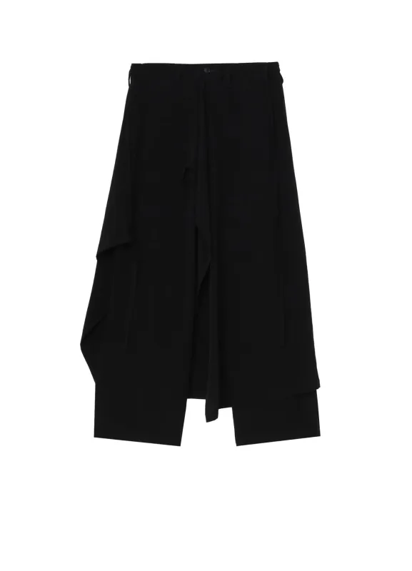 CREPE DE CHINE BOUND SKIRT PANTS sold by Yohji Yamamoto