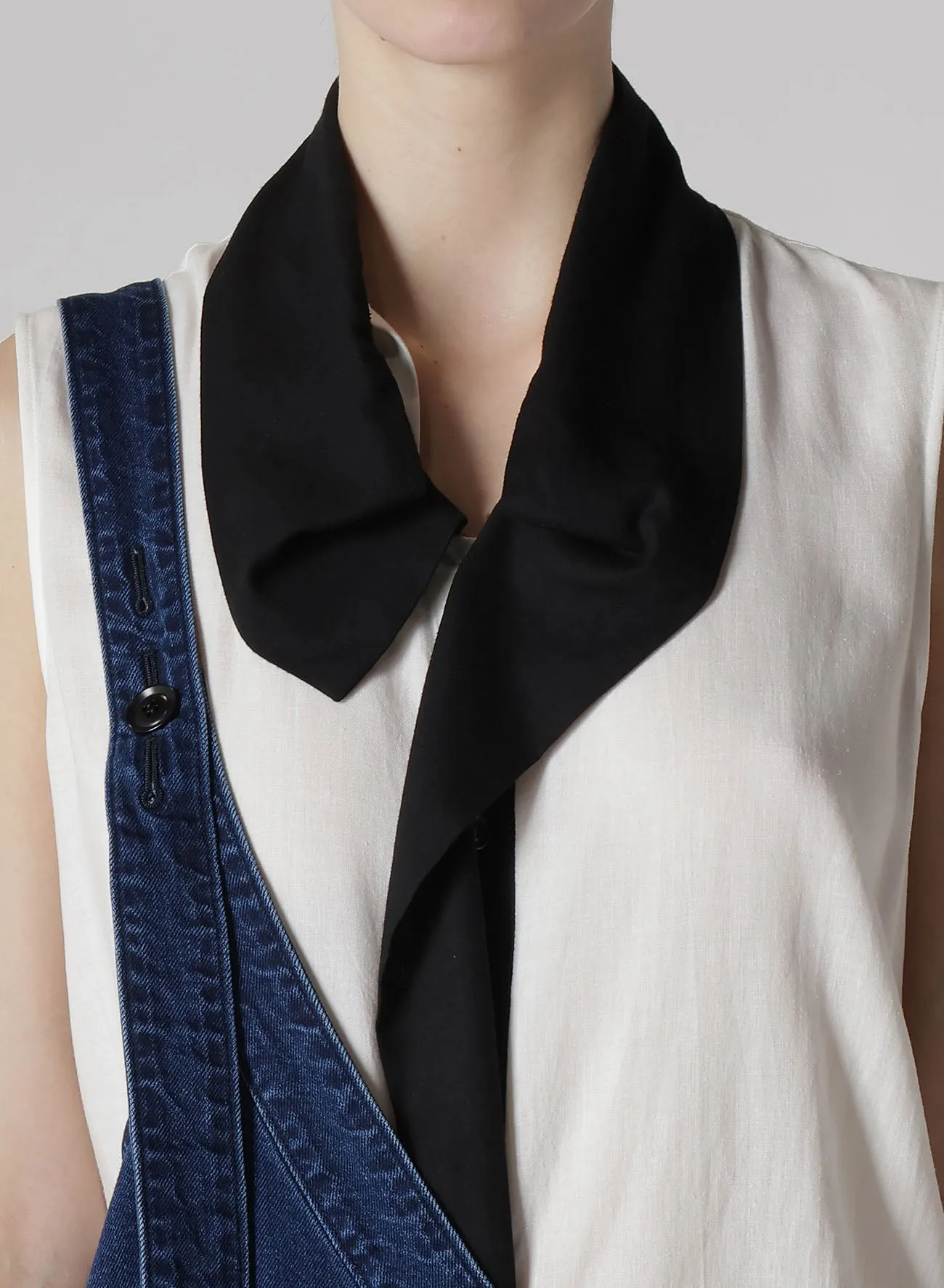 8OZ BLEACHED VINTAGE LIKE DENIM JUMPER PANTS sold by Yohji Yamamoto product image thumbnail 5