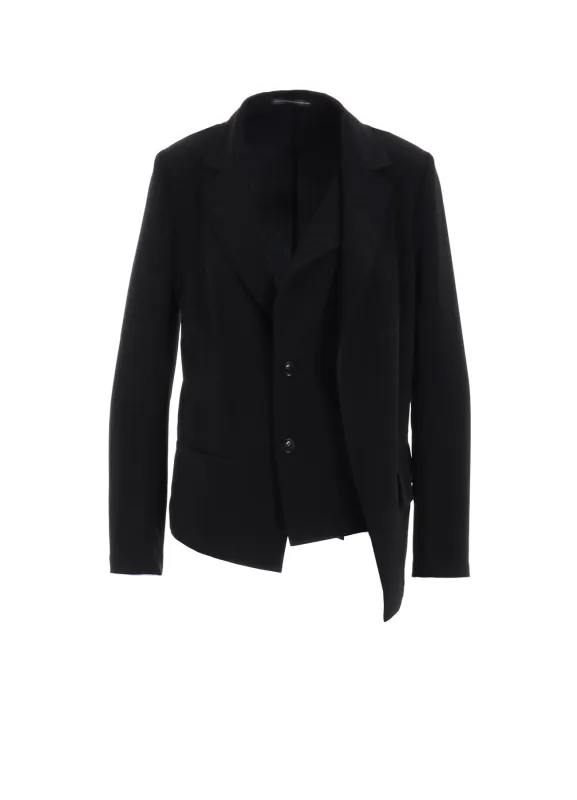 CREPE de CHINE 2 LAYER JACKET sold by Yohji Yamamoto