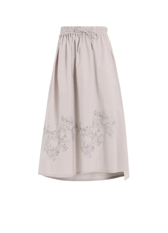 COTTON BROAD BALLER LACE SKIRT sold by Yohji Yamamoto