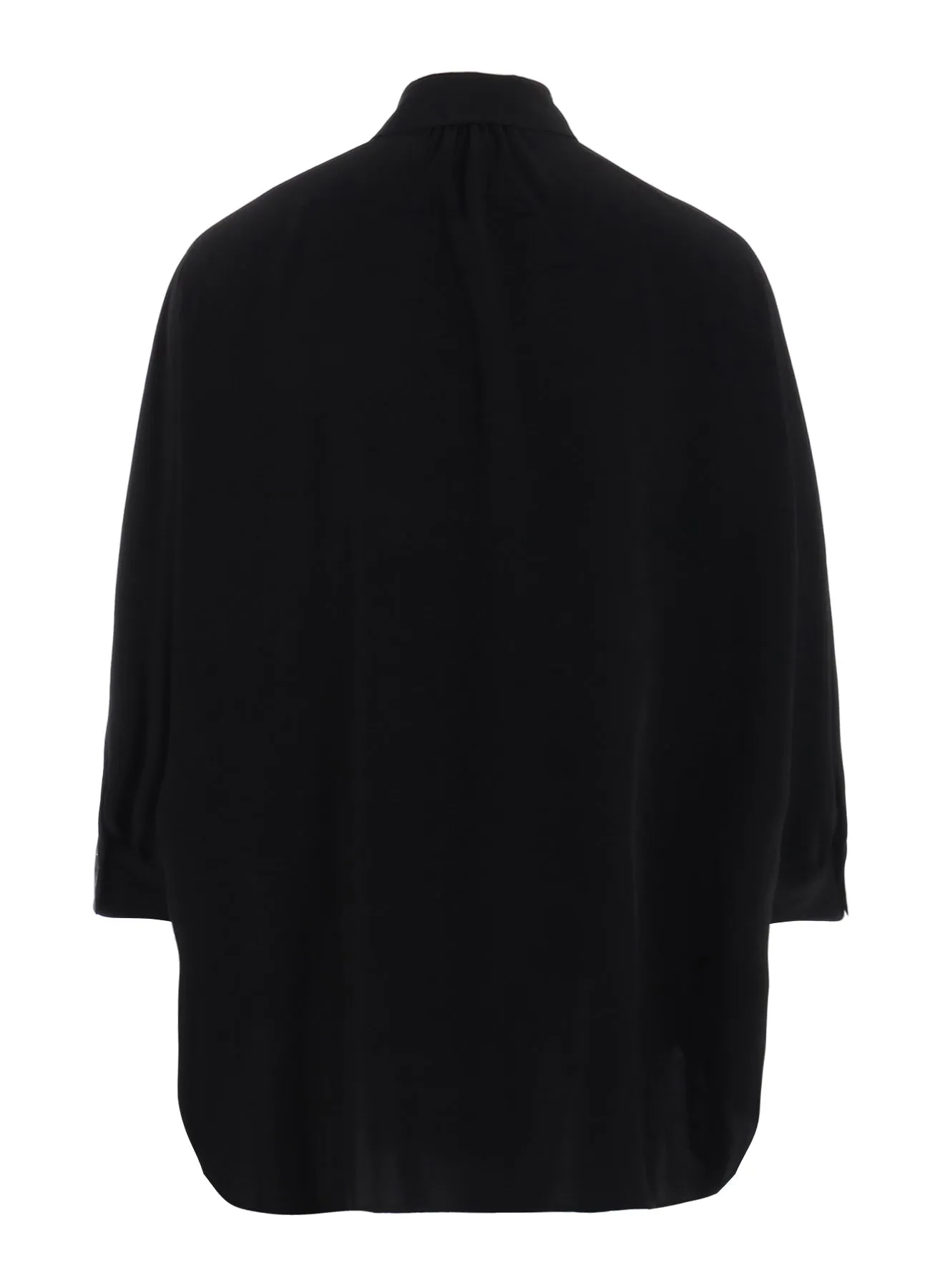 CREPE de CHINE HALF SLEEVE CAPE BLOUSE sold by Yohji Yamamoto product image thumbnail 4
