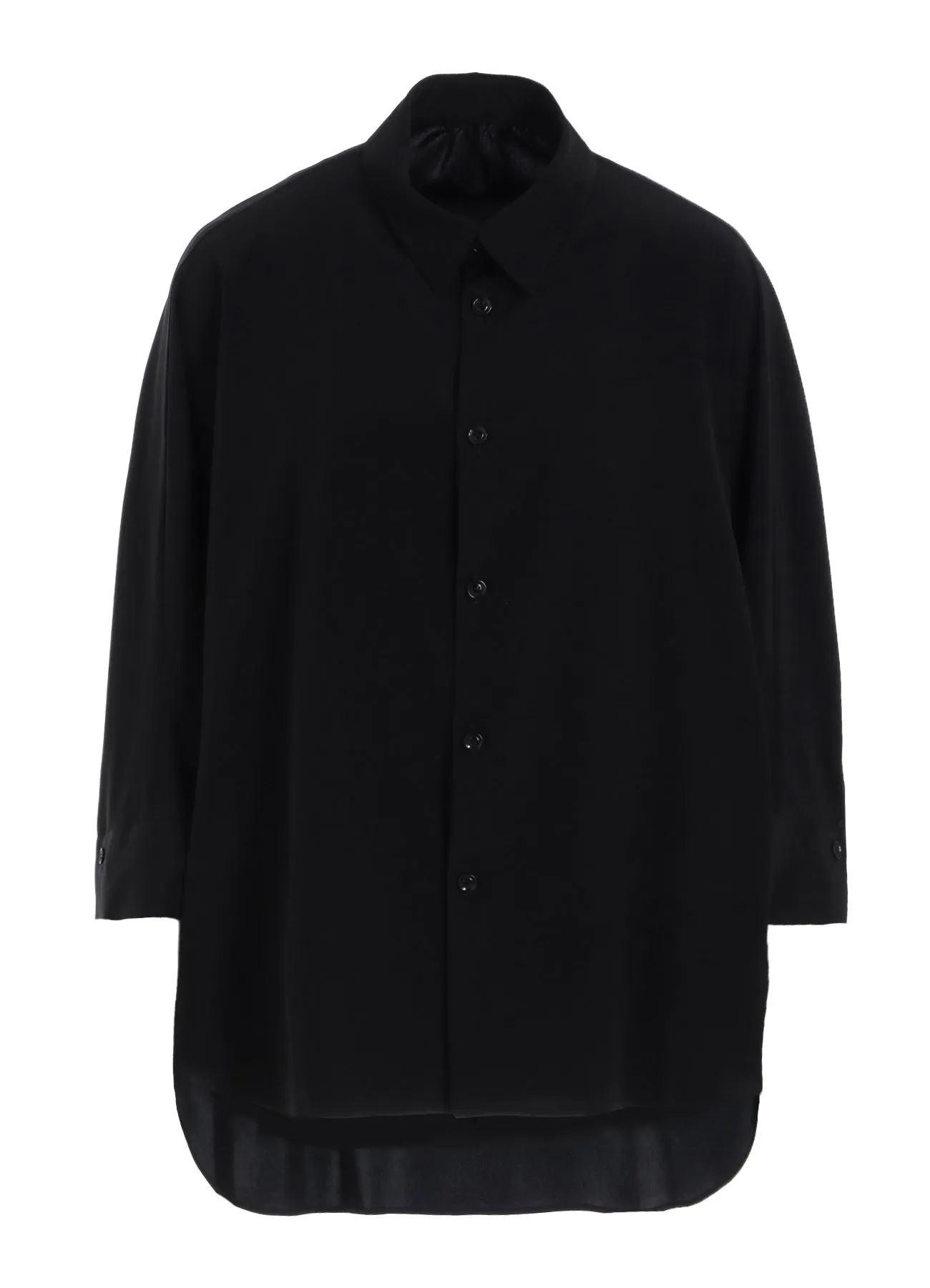 CREPE de CHINE HALF SLEEVE CAPE BLOUSE sold by Yohji Yamamoto product image thumbnail 2