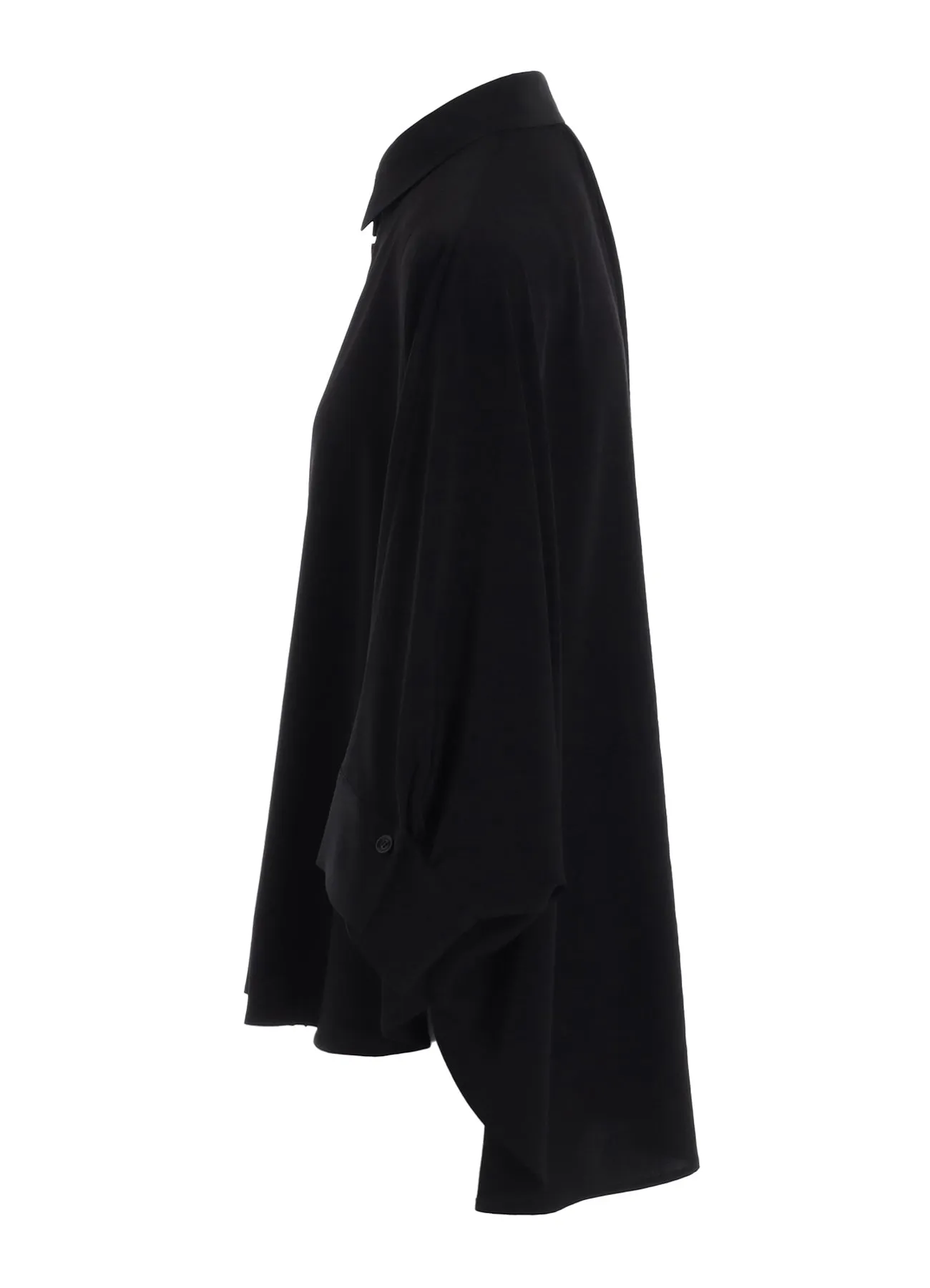 CREPE de CHINE HALF SLEEVE CAPE BLOUSE sold by Yohji Yamamoto product image thumbnail 3