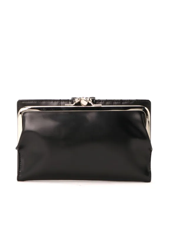 GLOSSY SMOOTH LEATHER LONG WALLET sold by Yohji Yamamoto